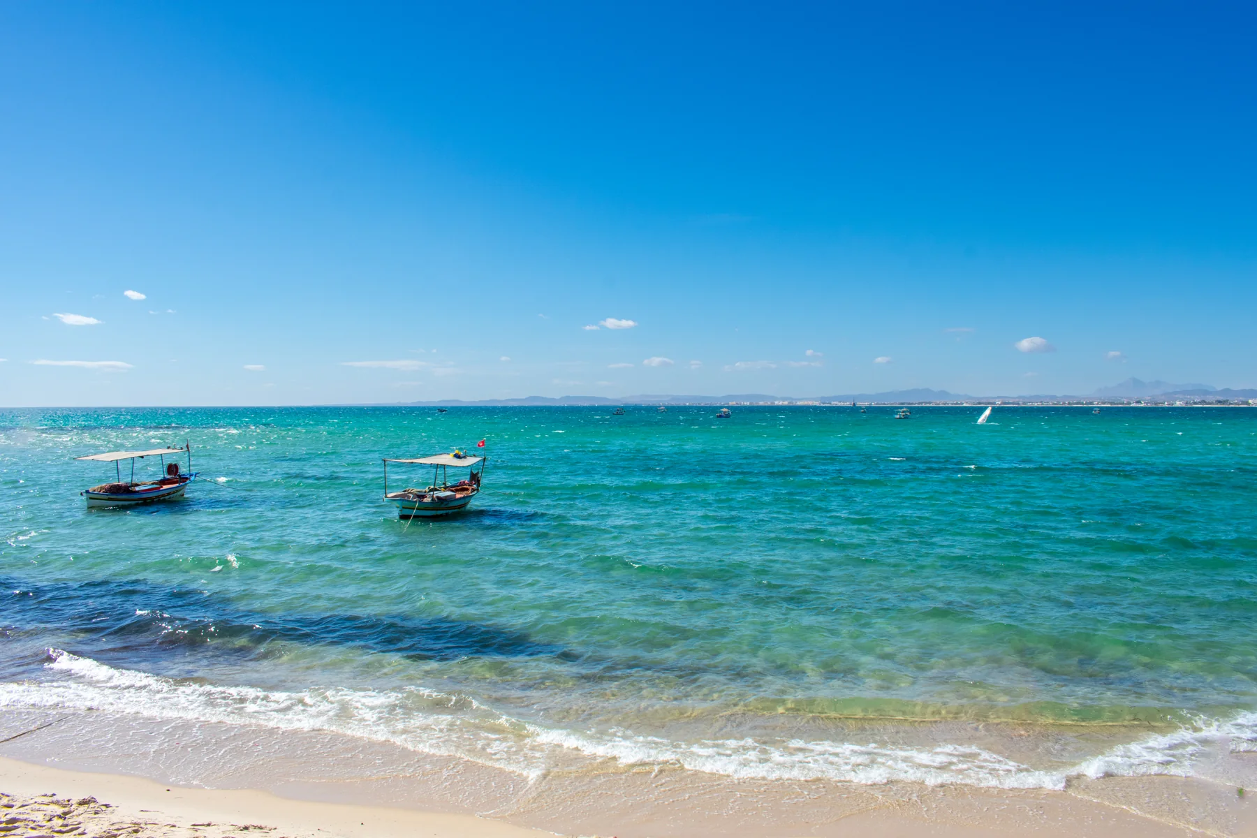 Symbolbild Tunesien: Strandmotiv, auch für Hammamet verwendet